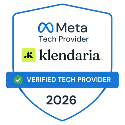 Meta Tech Provider verificado 2026 · Klendaria